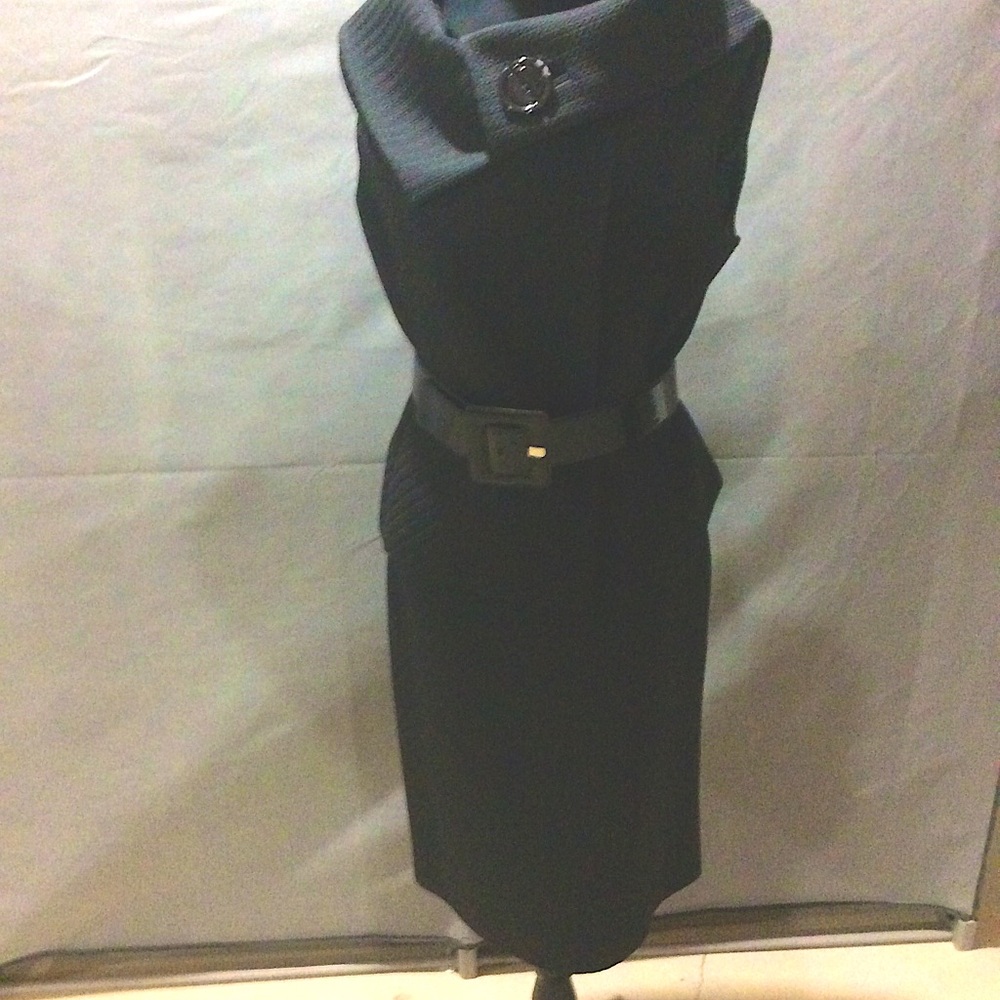 Tahari Two Piece Black Suit